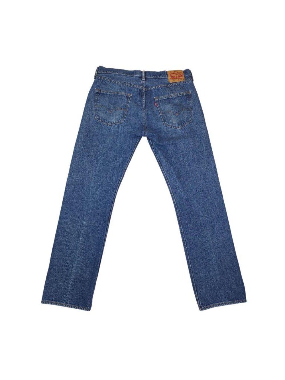 Levis 501 Original Fit Mens Jeans Size W34 L32 Button Fly Denim Made In Mexico